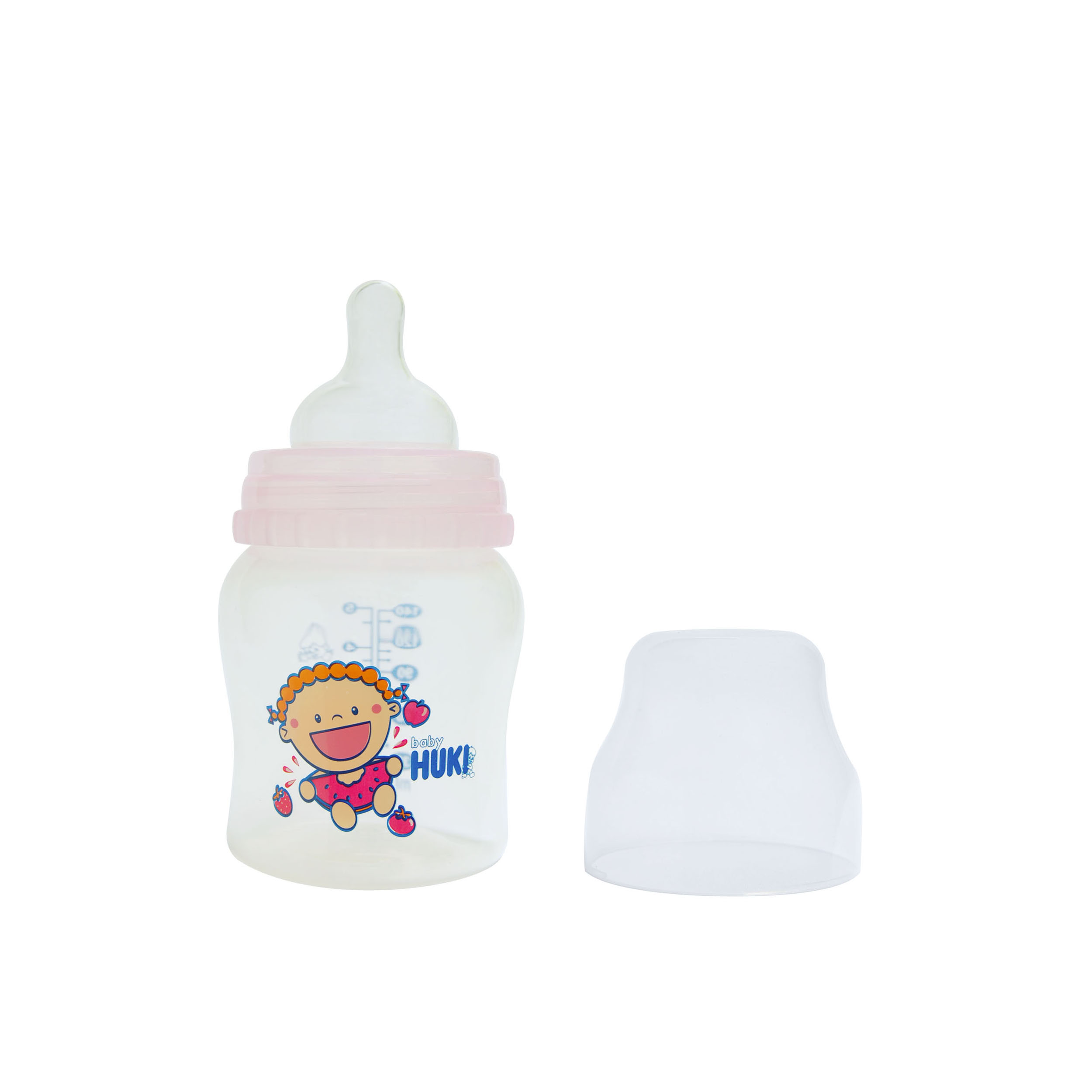 Huki PP Wide Neck With Wide Neck Nipple 230ml | Gogobli