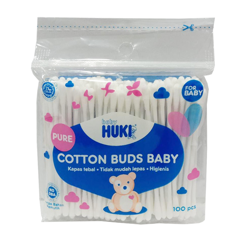Huki Pure Cotton Buds Baby 100s | Gogobli