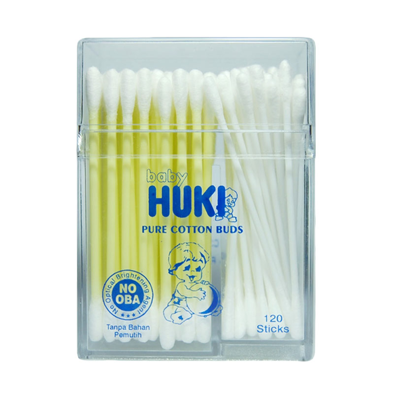 Huki Cotton Bud Double Box 120s | Gogobli