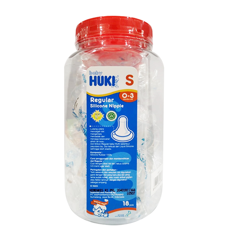 Huki Dot Silicone Reguler Jar 18s S | Gogobli