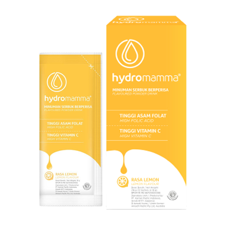 Hydromamma Minuman Serbuk Berperisa Rasa Lemon (12s @ 18gr) | Gogobli