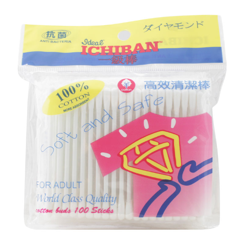 Ichiban Regular Cotton Buds Pack 100s | Gogobli