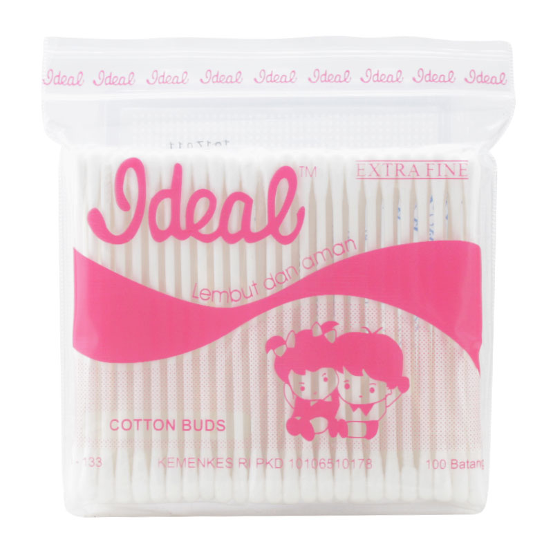 Ideal Extra Fine Cotton Buds For Baby Pack 100s | Gogobli