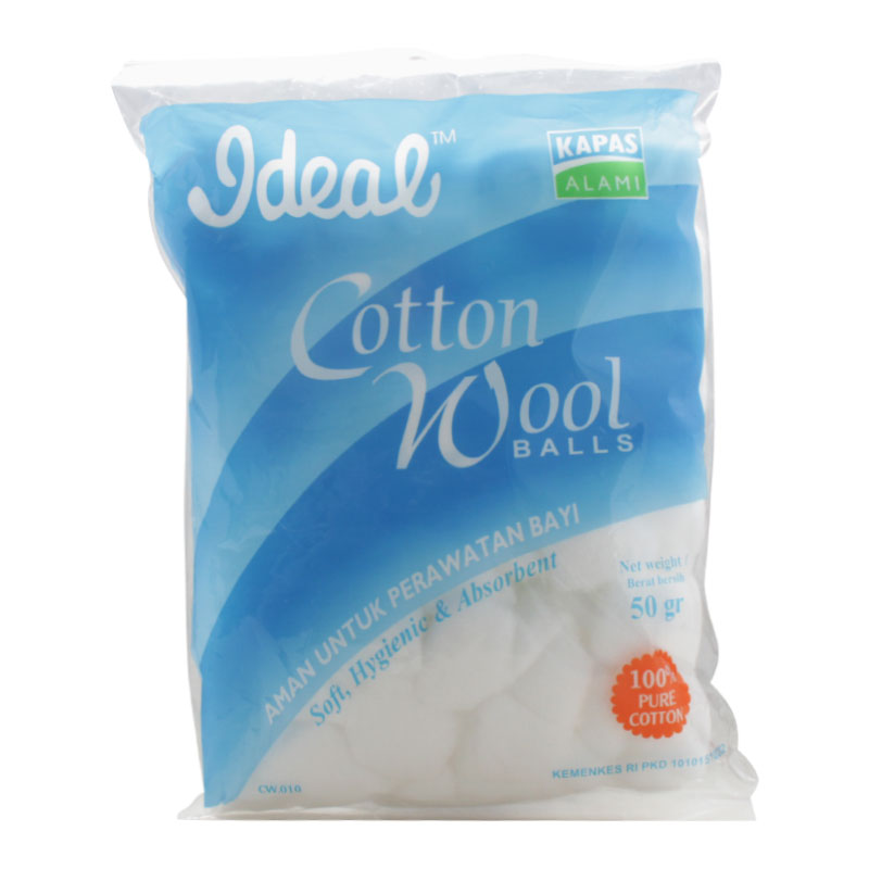 Ideal Cotton Wool Balls 100s | Gogobli