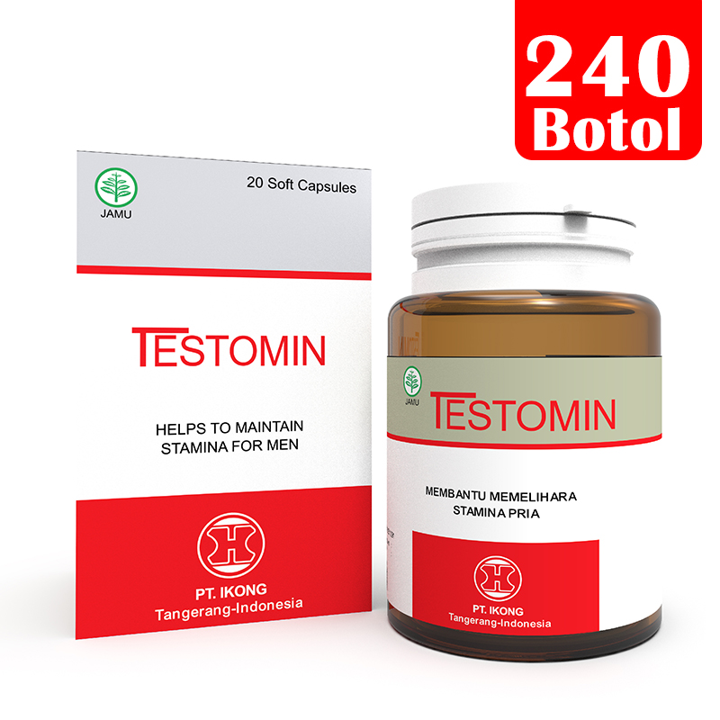 Testomin 20 Softgel (240 Botol) | Gogobli