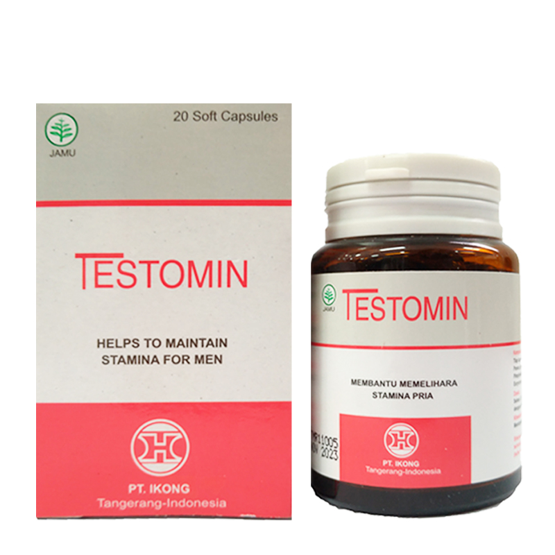 Jual Testomin Botol @20 kapsul lunak - HBHoz
