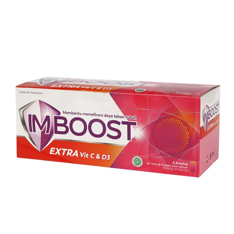 Imboost Extra Vit C Dan D3 (6 Strip @ 8 Tablet) | Gogobli