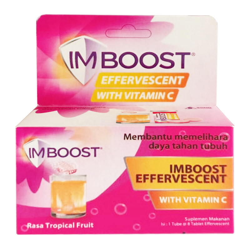 Imboost Effervescent Rasa Tropical Fruit 8 Tablet | Gogobli