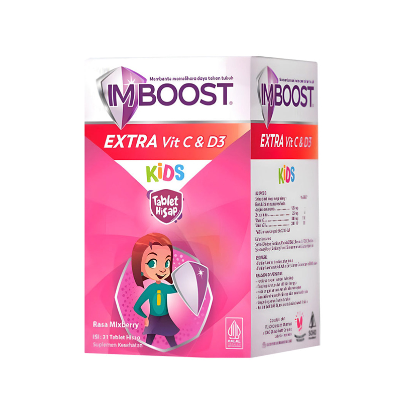 Imboost Extra Kids Tablet Hisap Mixberry 21s | Gogobli