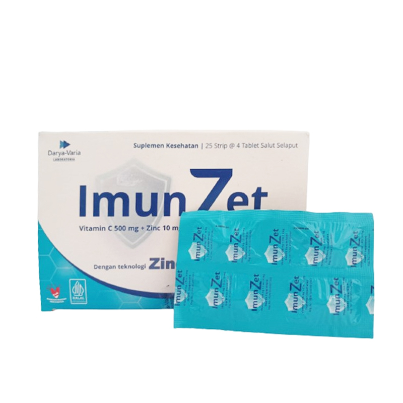 ImunZet Box (25 Strip @ 4 Tablet Salut Selaput) | Gogobli