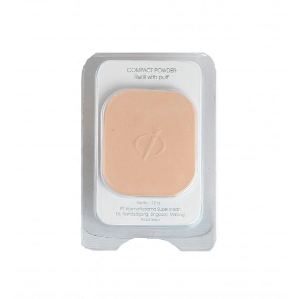 Inez Kosmetik Refill Compact Powder Beige Glow 12gr | Gogobli