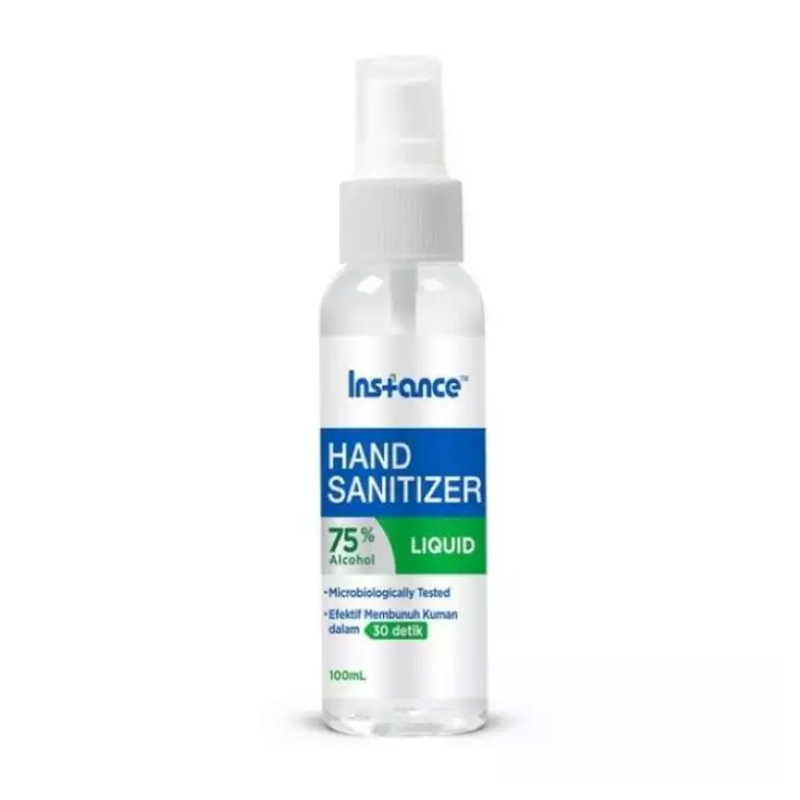 Instance Hand Sanitizer Liquid 75% Alcohol Spray 100ml | Gogobli