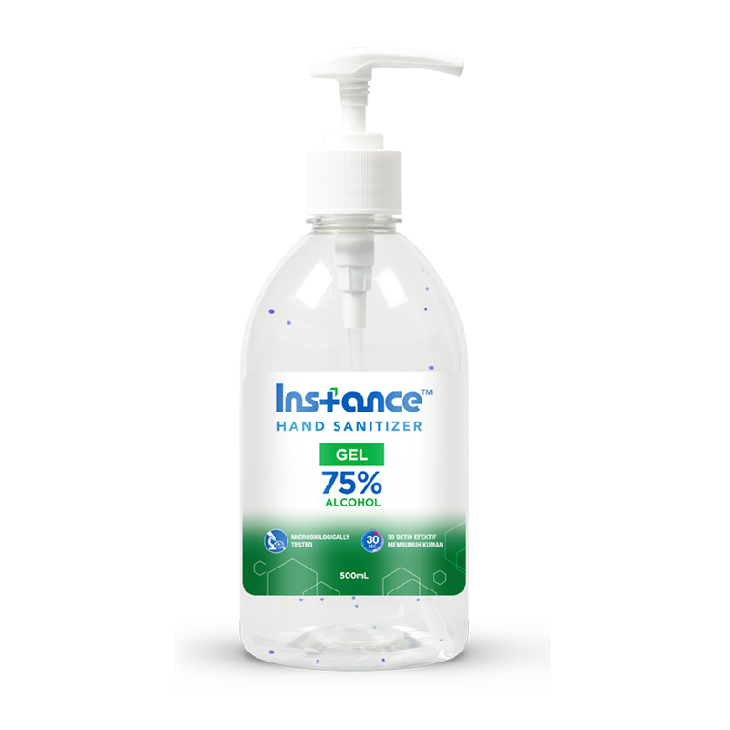 Instance Hand Sanitizer Gel 75% Alcohol Pump 500ml | Gogobli