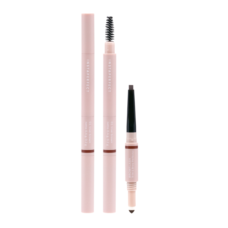 Instaperfect Browflash 3in1 Brow Perfector 01. True Brown 0.6gr | Gogobli