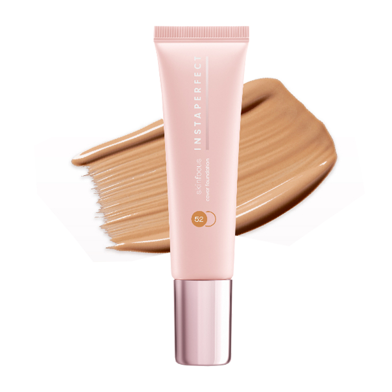 Instaperfect Skinfocus Cover Foundation 52 Almond 30ml  | Gogobli