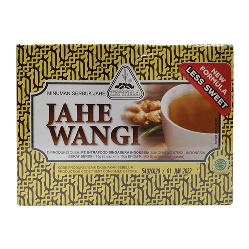 Intra Jahe Wangi Box 5 Sachet @15gr | Gogobli