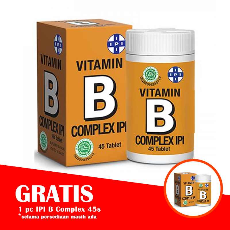 IPI Vitamin B 45 Tablet (BONUS IPI B Complex 45s) | Gogobli