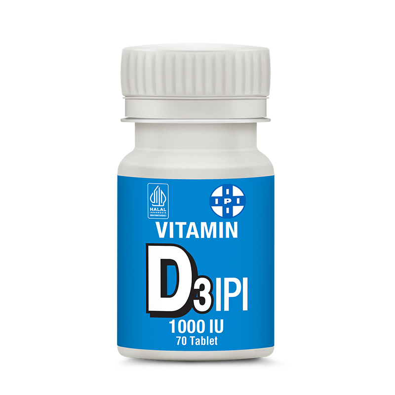 IPI Vitamin D3 1000IU 70 Tablet | Gogobli