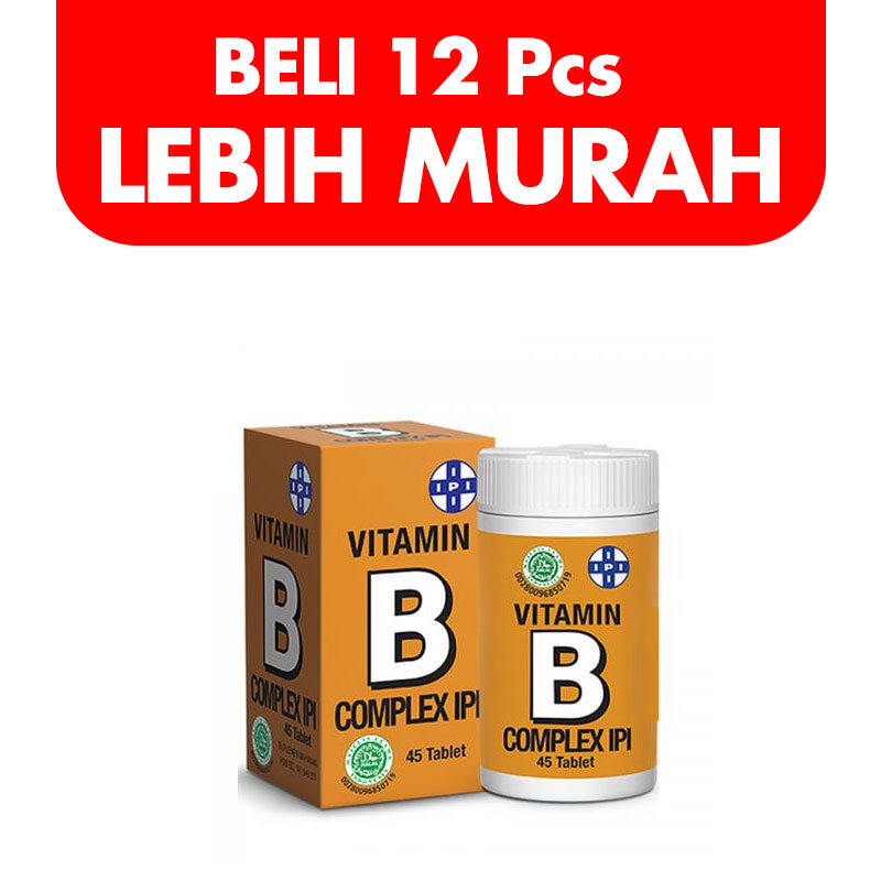 IPI Vitamin B 45 Tablet (BELI 12pcs LEBIH MURAH) | Gogobli