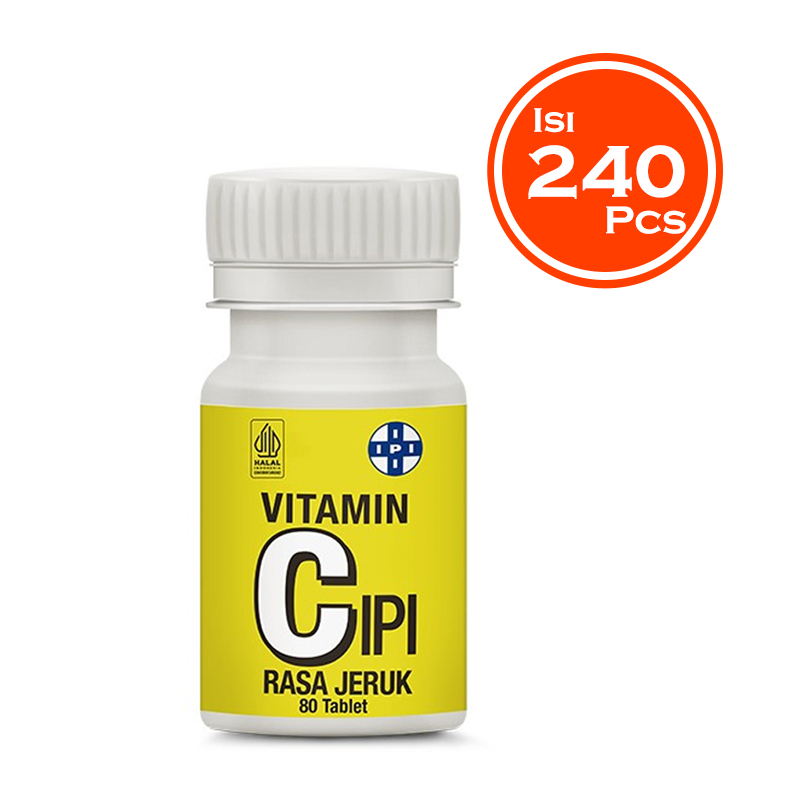 IPI Vitamin C 80 Tablet (Isi 240pcs) | Gogobli