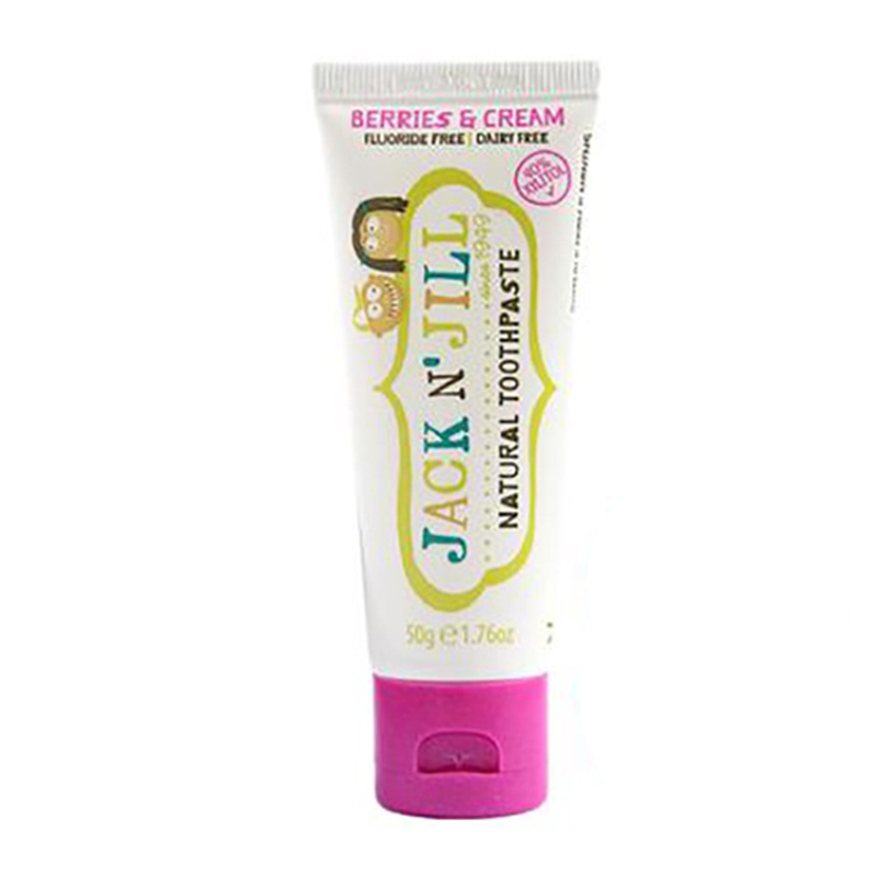 Jack N Jill Natural Toothpaste Organic Berries & Cream 50gr | Gogobli