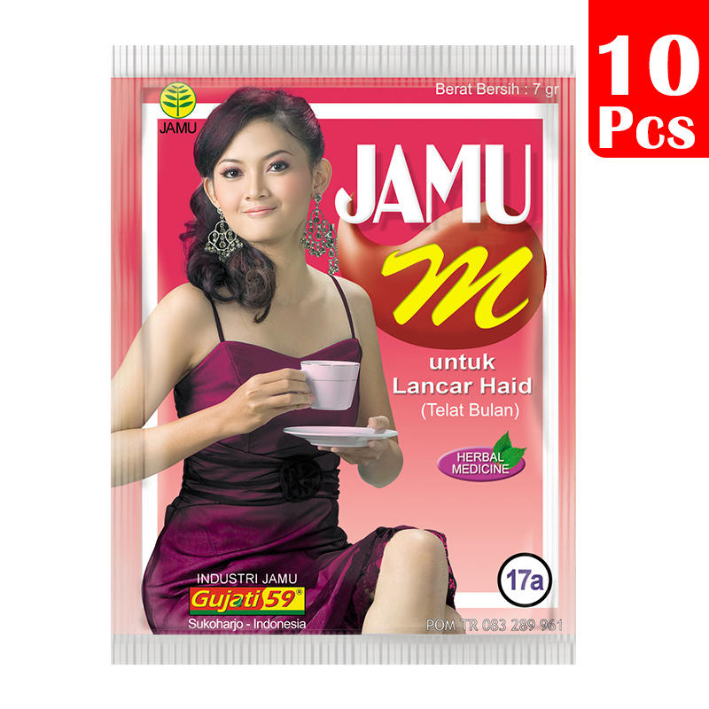 Jamu Gujati Jamu M (Lancar Haid) (10s @ 7gr) | Gogobli