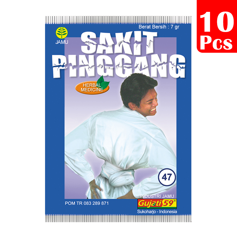 Jamu Gujati Sakit Pinggang (10s @ 7gr) | Gogobli