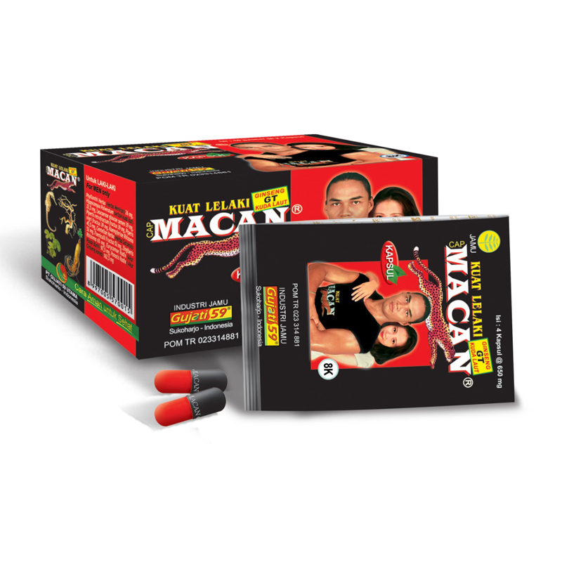 Jamu Gujati Kapsul Macan (10s @ 4 Kapsul) | Gogobli