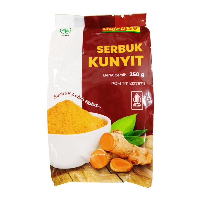 Jamu Gujati Serbuk Kunyit 250gr | Gogobli