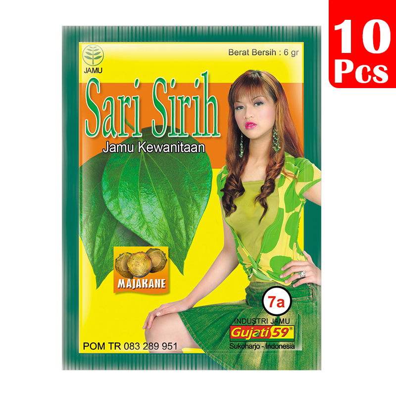 Jamu Gujati Sari Sirih (10s @ 6gr) | Gogobli