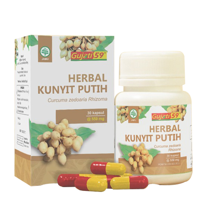 Jamu Gujati Herbal Kunyit Putih 30 Kapsul | Gogobli