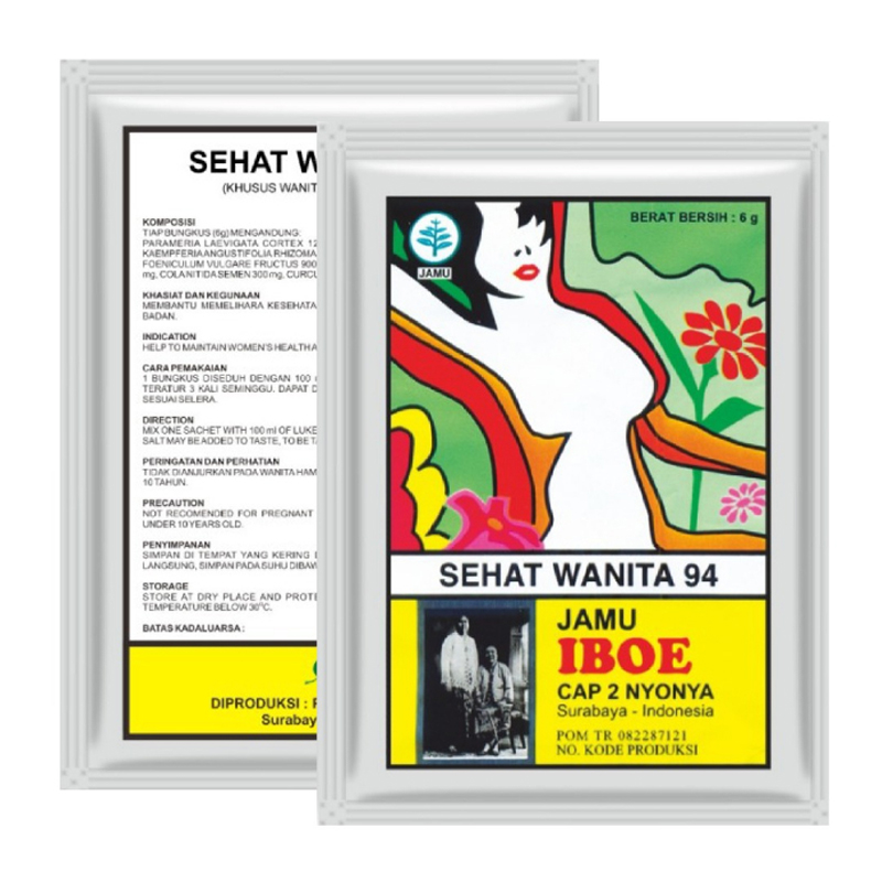 Jamu IBOE Sehat Wanita (10 Sachet @60gr) | Gogobli