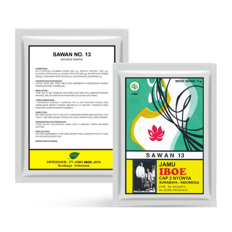 Jamu IBOE Sawan (10 Sachet @60gr) | Gogobli