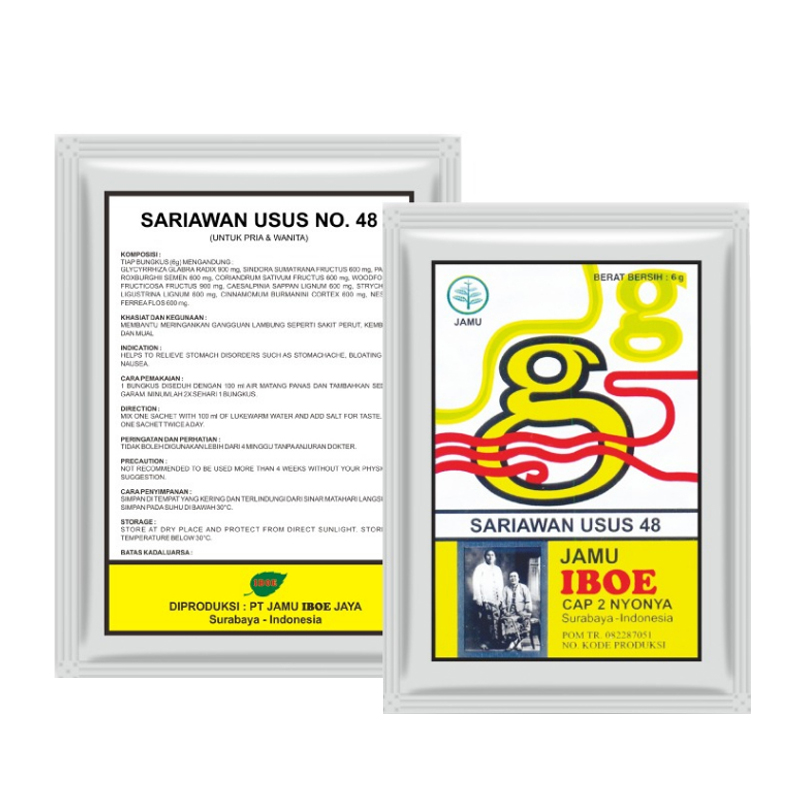 Jamu IBOE Sariawan Usus (10 Sachet @60gr) | Gogobli