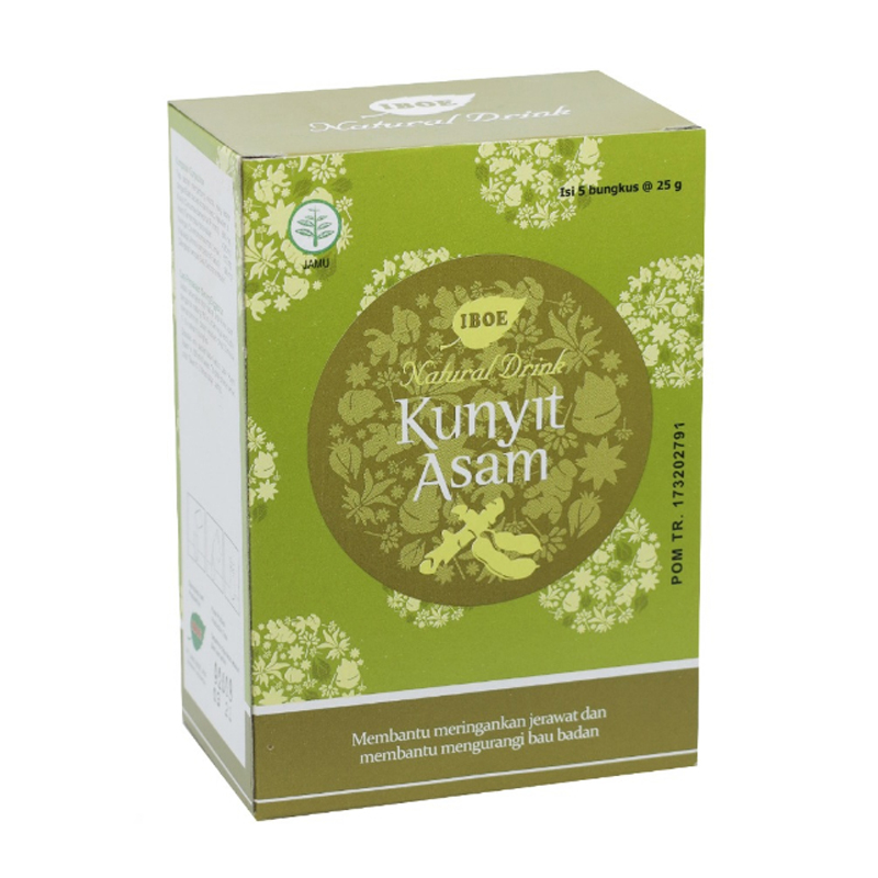 Jamu IBOE Natural Drink Kunyit Asam Dos (5 Sachet) | Gogobli