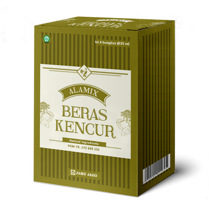 Jamu Jago Alamix Beras Kencur (4 Sachet @35ml) | Gogobli