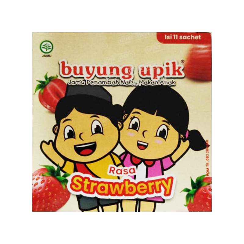 Jamu Jago Buyung Upik Strawberry (11pcs) | Gogobli