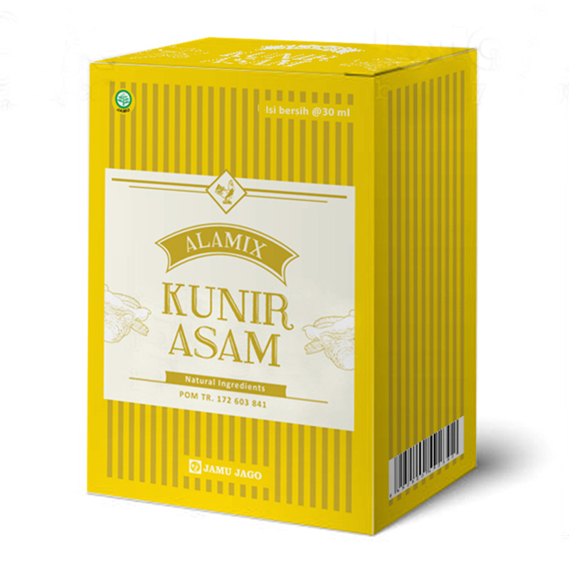 Jamu Jago Alamix Kunir Asam (4 Sachet @35ml) | Gogobli