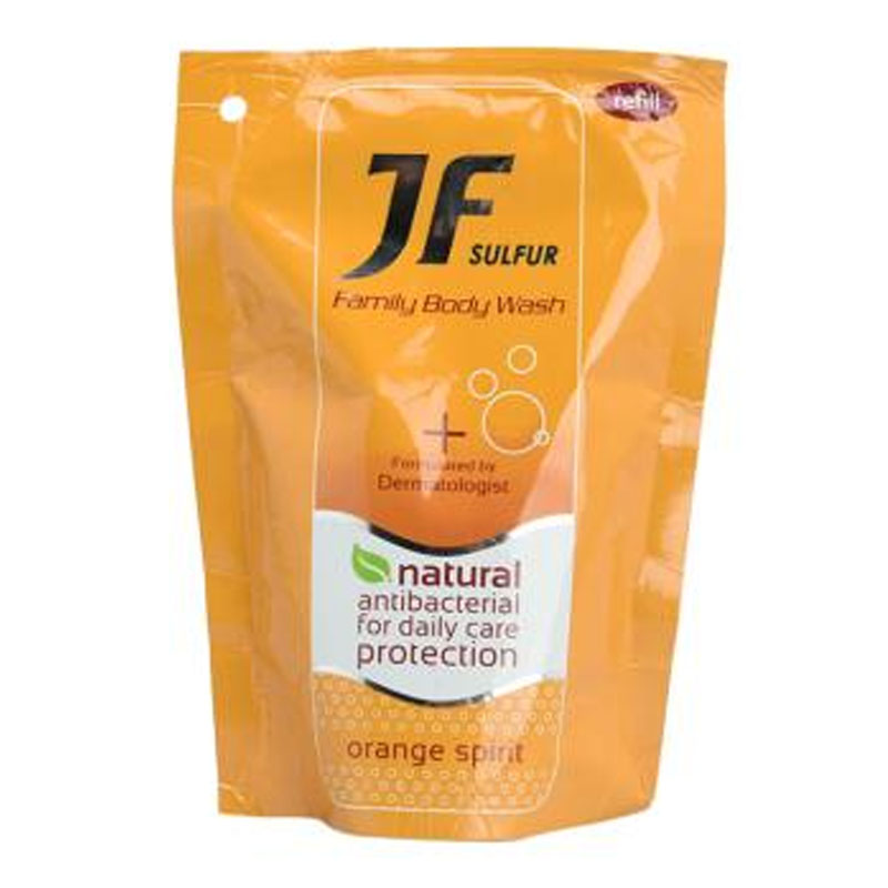 Jf Family Body Wash Orange Spirit Pouch 200ml | Gogobli
