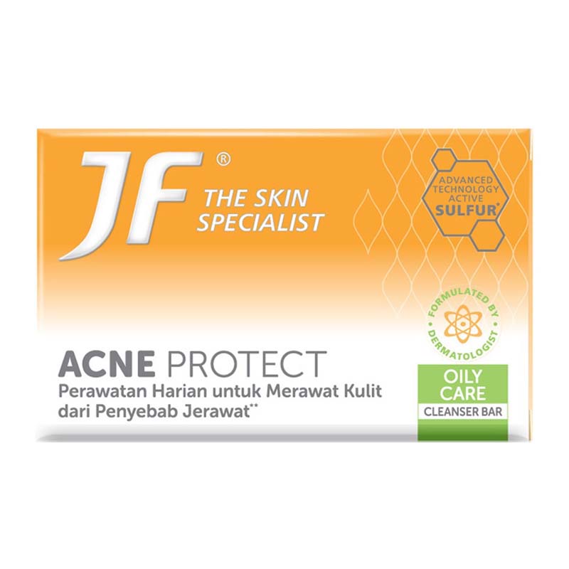 Jf Acne Spot Protect Oily Care Cleanser Bar 90gr | Gogobli