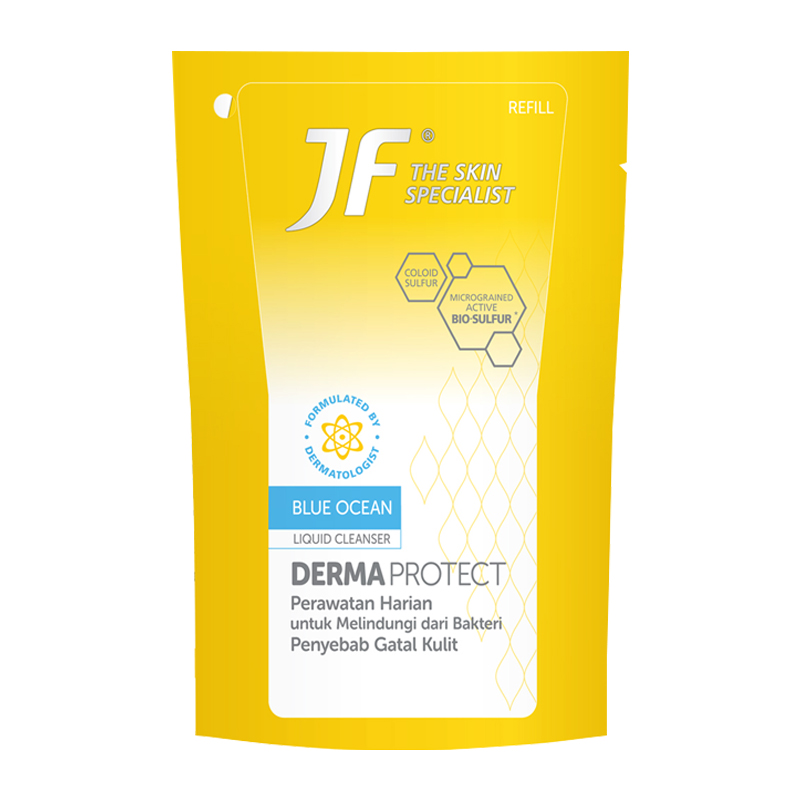 Jf Derma Protect Blue Ocean 200ml Pouch | Gogobli