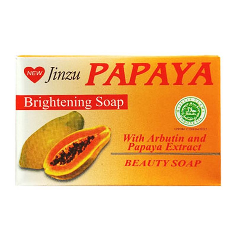 Jinzu Papaya Brightening Soap 130gr | Gogobli