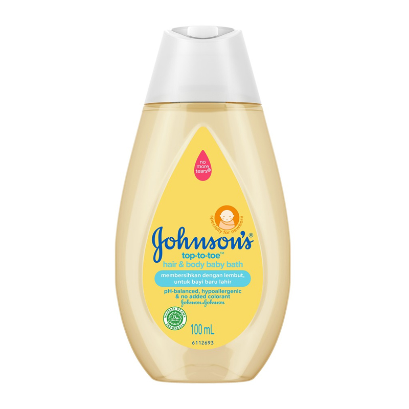 Johnsons Baby Top To Toe Hair And Body Baby Bath 100ml | Gogobli