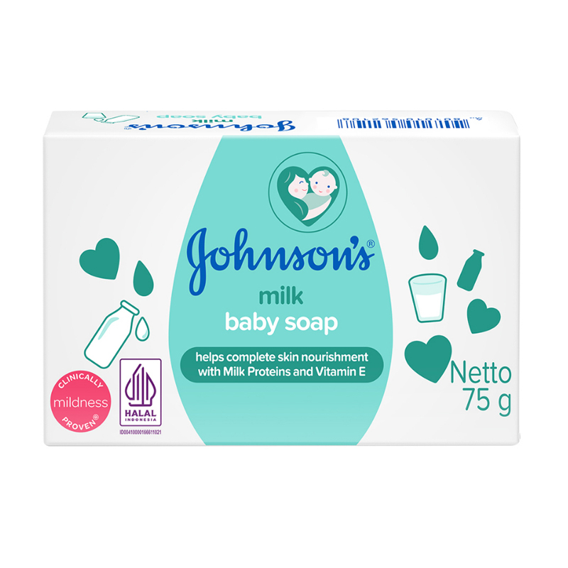 Johnsons Baby Milk Soap 75gr | Gogobli