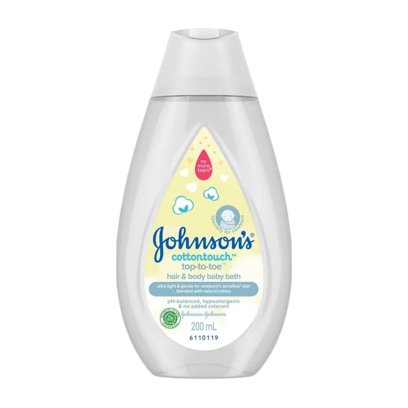 Johnsons Baby Top To Toe Cottontouch Hair And Body Baby Bath 200ml | Gogobli