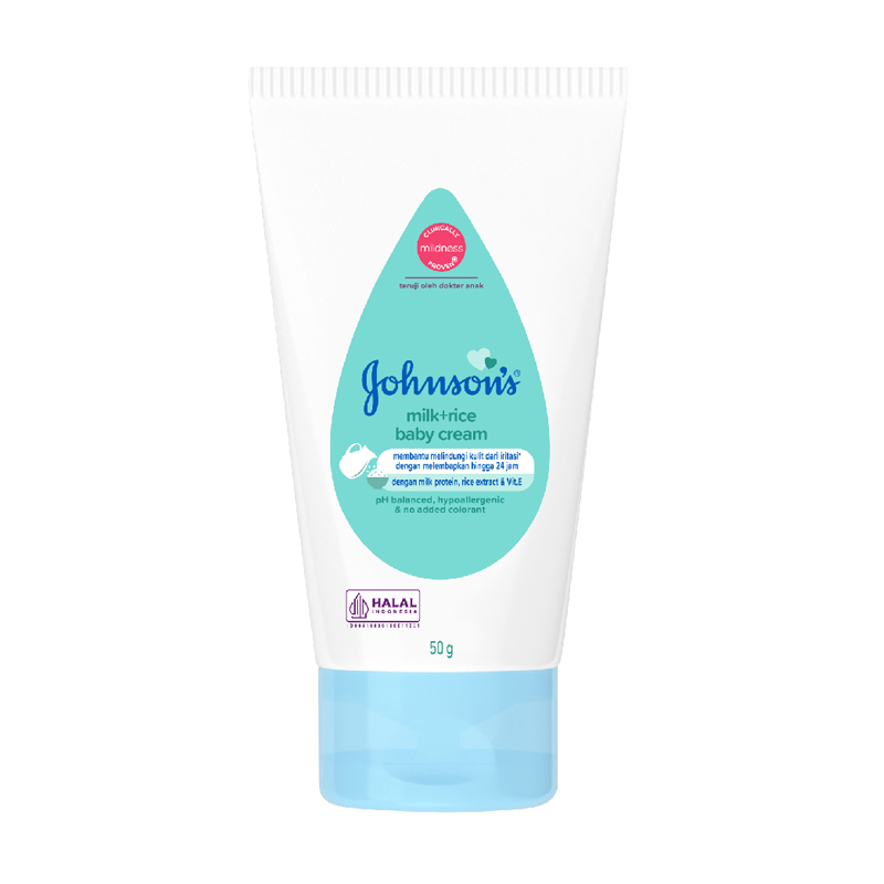 Johnsons Baby Cream Milk + Rice 50gr | Gogobli