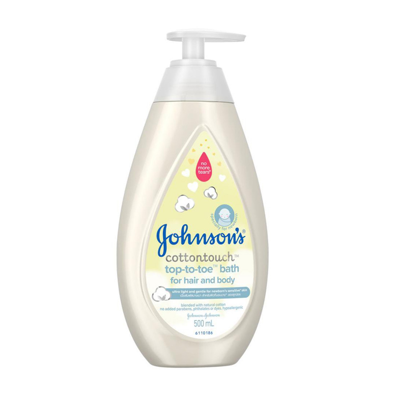 Johnsons Baby Top To Toe Cottontouch Hair And Body Baby Bath Pump Bottle 500ml | Gogobli