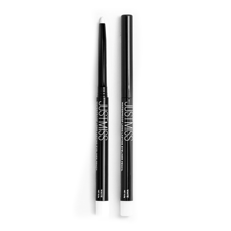 Just Miss Long Lasting Eyeliner Pencil White 0.3gr | Gogobli