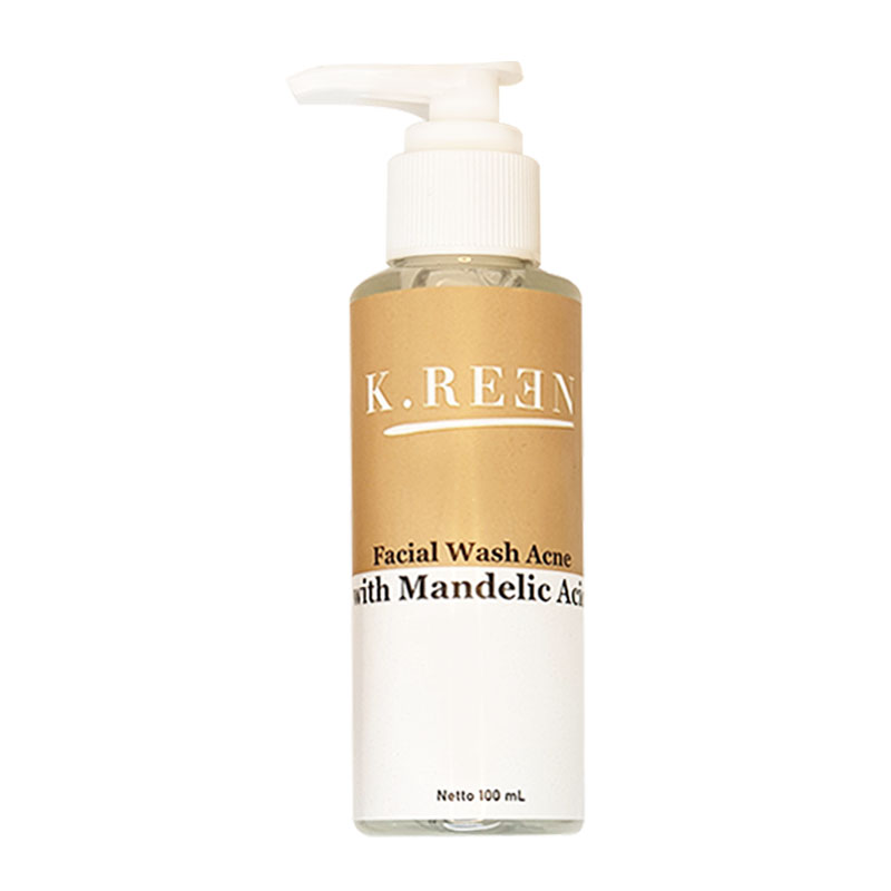 K.Reen Facial Wash Acne With Mandelic Acid 100ml | Gogobli