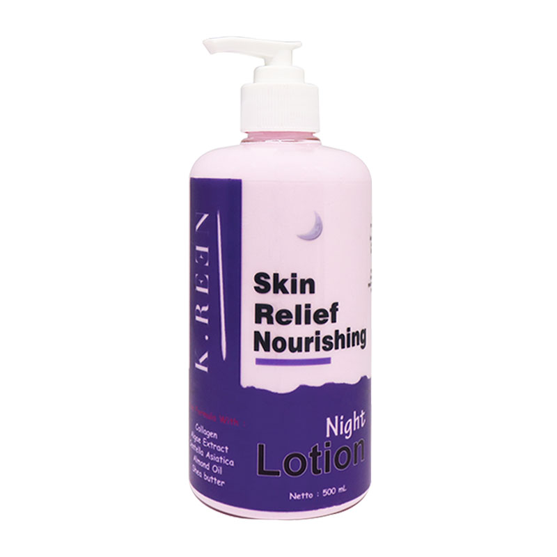 K.Reen Skin Relief Nourishing Night Lotion 500ml | Gogobli